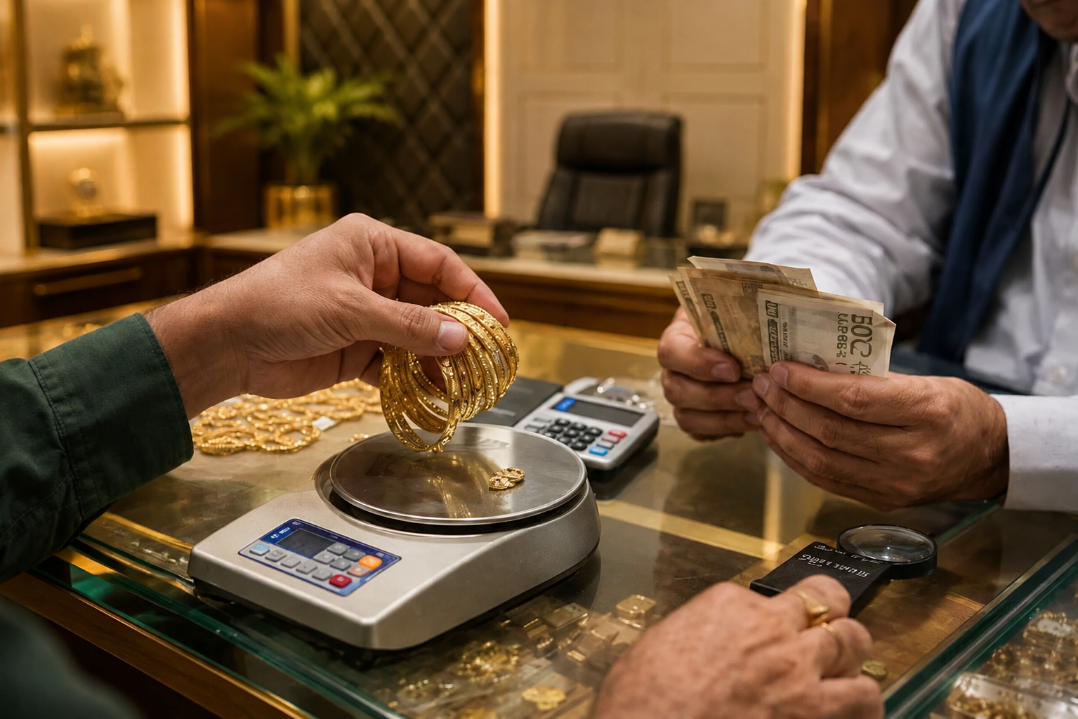 Gold purity testing